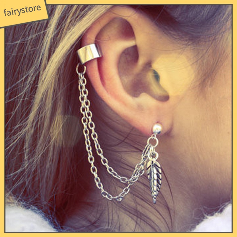 1 Khuyên Vành Tai Tua Rua Thời Trang Cá Tính