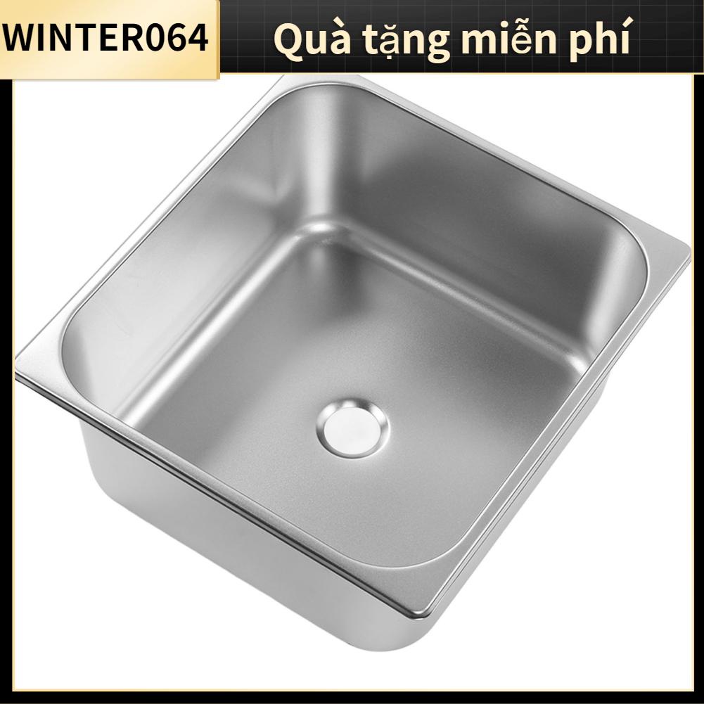 Winter064 Undermount Bồn Rửa Chén L330 W300 H150mm Thép Không Gỉ 304 Cổng Thoát Nước 40Mm Cho Thuyền RV Nhà Bếp Phòng Tắm