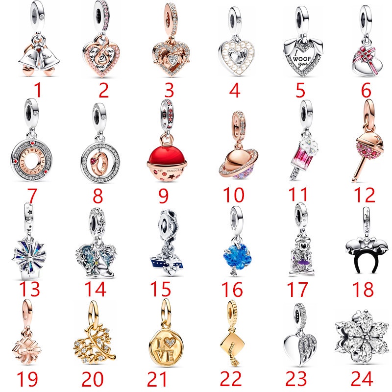 Mặt Dây Chuyền Bạc 925 Hình Cây Kem Kẹo Mút Thời Trang Mùa Hè Năm 2023Pandora