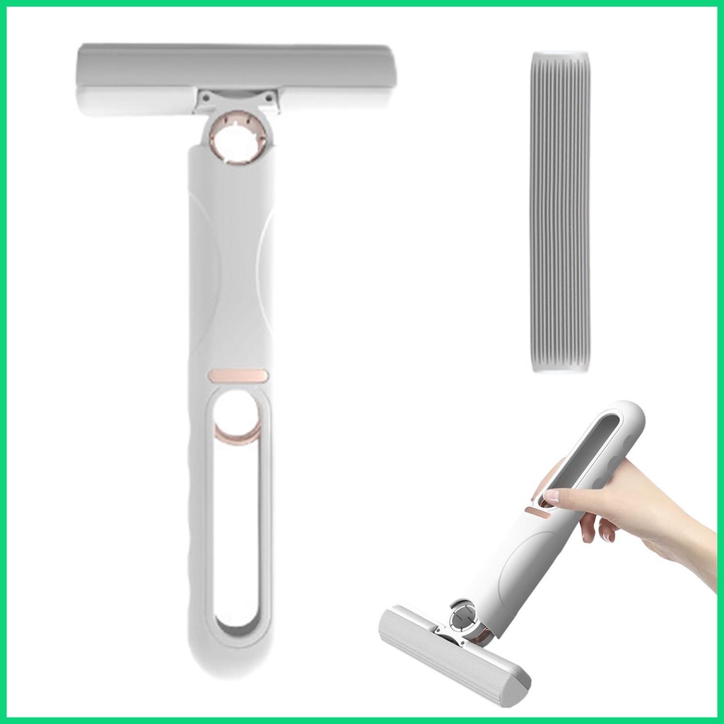 Cây Lau Nhà Xốp Mini Dạng Bóp Đa Năng Dùng Lau Chùi Cửa Sổ