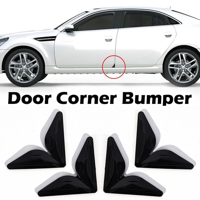 1 Cặp Miếng Dán Góc Cửa Xe Hơi Trong Suốt Chống Va Chạm Chống Trầy Xước Tiện Dụng