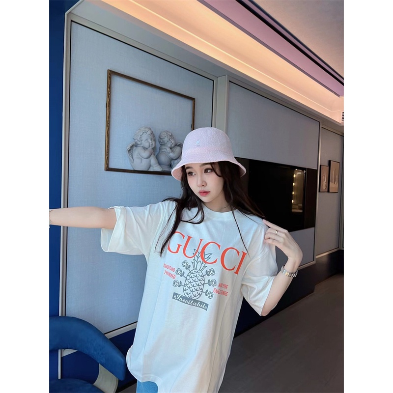 Áo Thun G88 U &amp; - Áo Thun Tay Ngắn In Hình Quả Dứa / Hoa Hồng Cổ Điển Thời Trang unisex