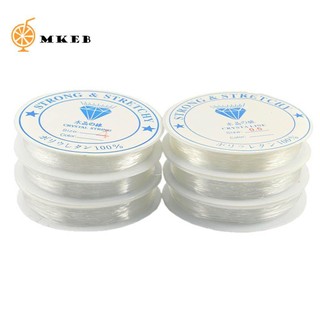 MKEB Dây cước trong suốt độ co giãn 1.0mm dùng làm vòng tay