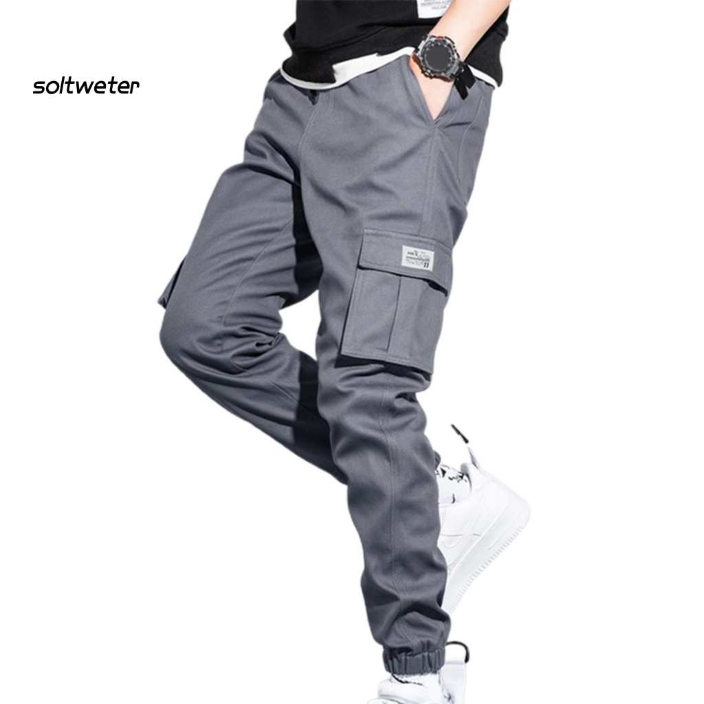 Quần Dài Dáng Rộng Màu Sắc Đơn Giản Cho Nam