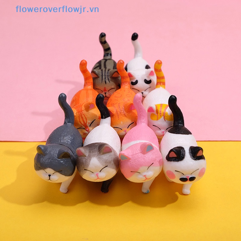 Mô Hình Chú Mèo Đồ Chơi Trang Trí Nhà Cửa