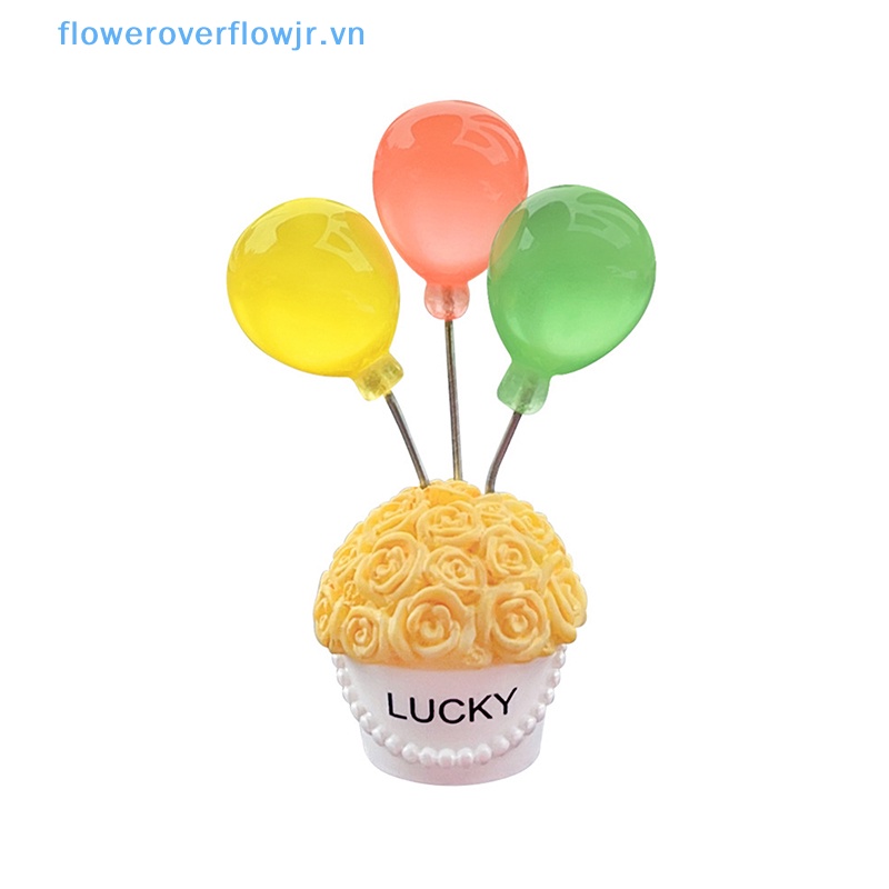 Fjr Phụ Kiện Trang Trí Bảng Điều Khiển Xe Hơi Hình Động Vật Hoạt Hình Hoa Hồng Nhiều Màu Sáng Tạo