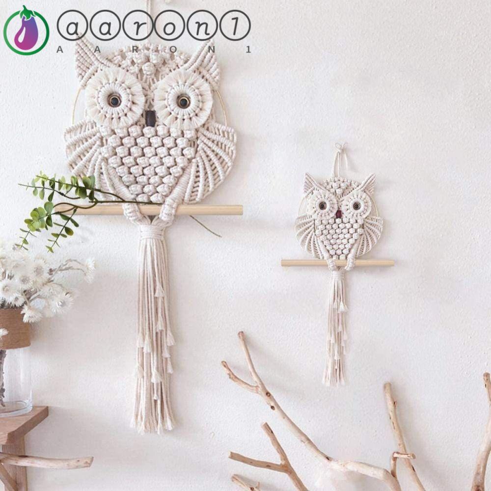 1 Phụ Kiện Treo Tường Trang Trí Hình Chim Cú Phong Cách Boho Hiện Đại