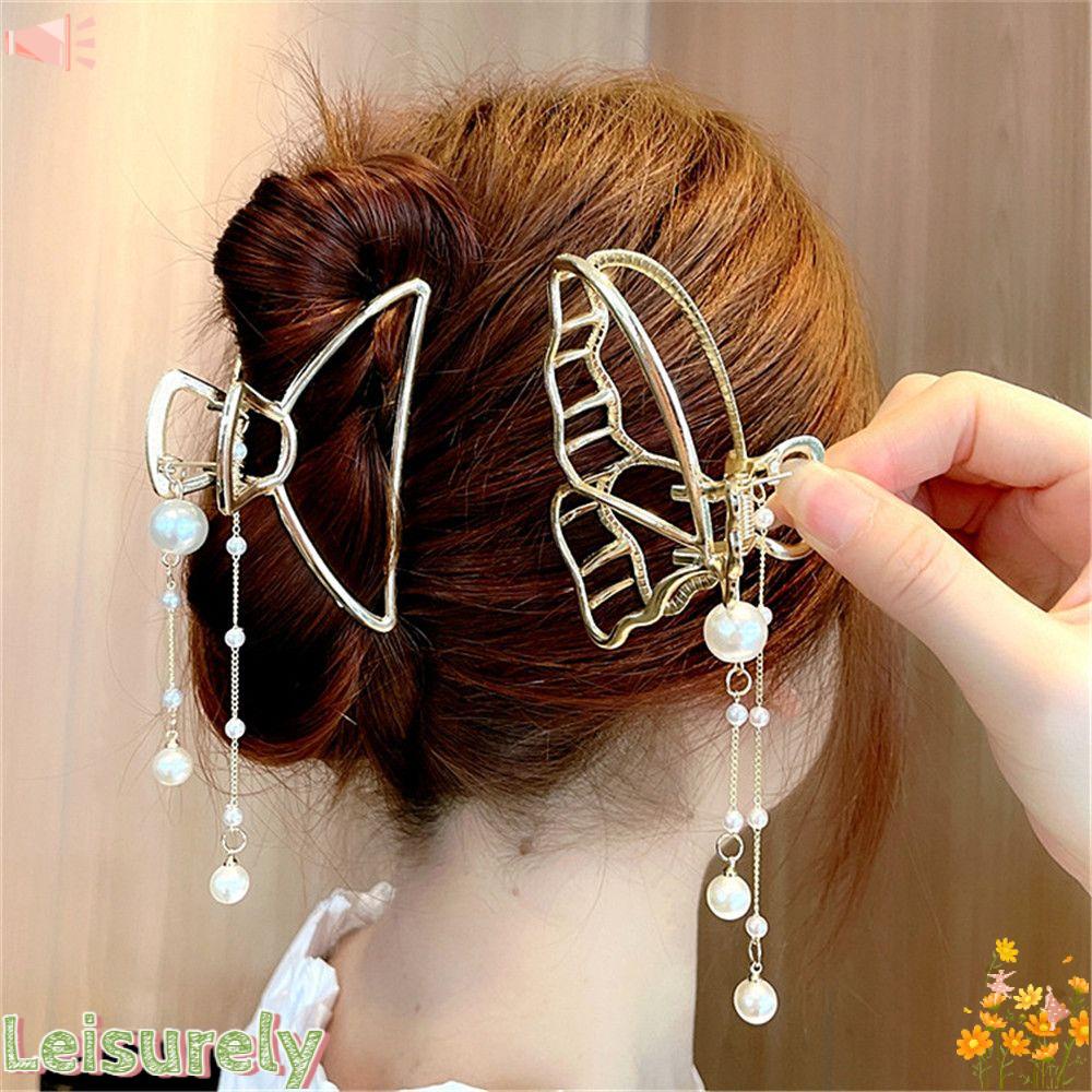 Móng Vuốt Kim Loại LEILY|Kẹp Càng Cua Phong Cách Vintage