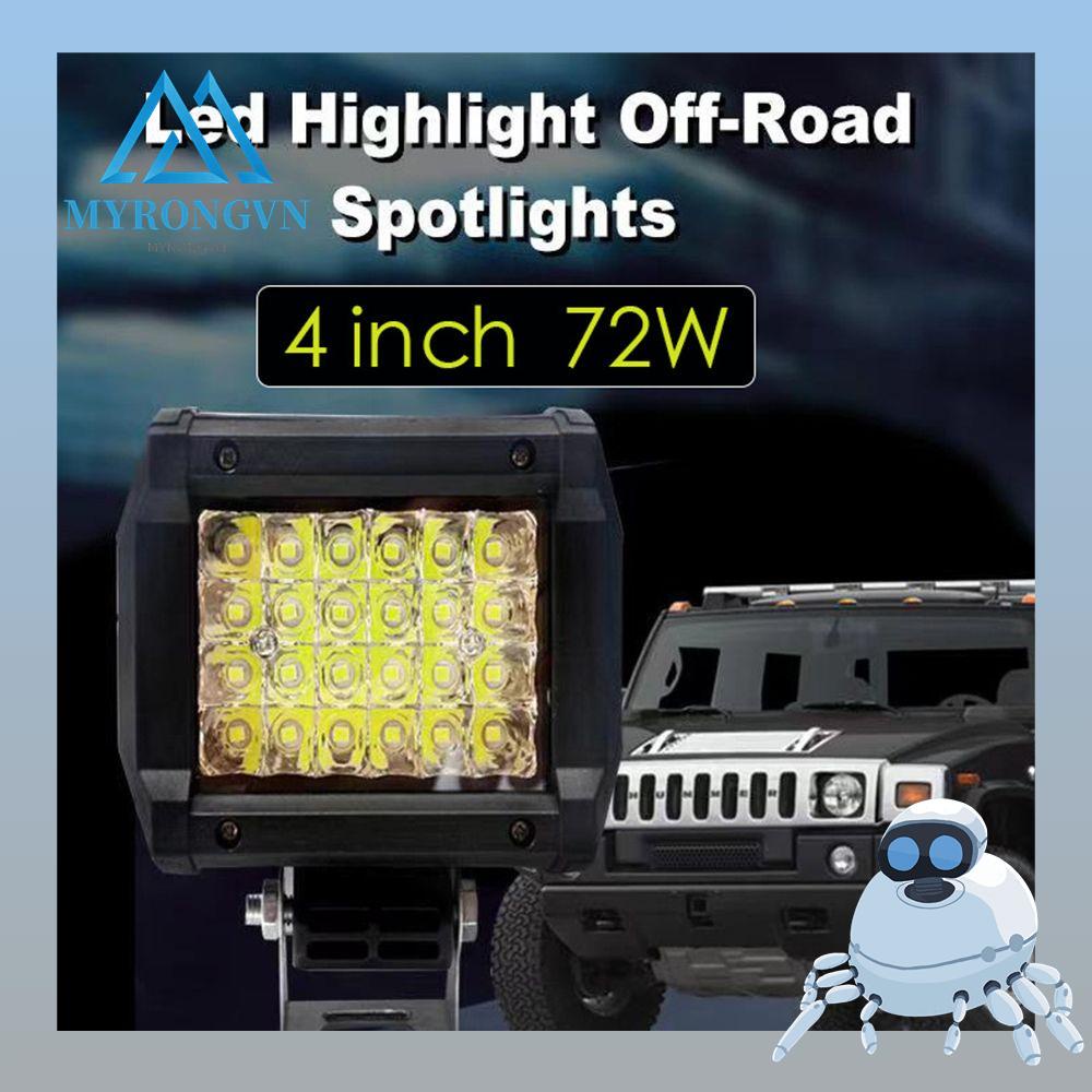 Đèn Led 24 Bóng Hình Vuông Chống Nước Chống Bụi Dùng Cho Xe Tải