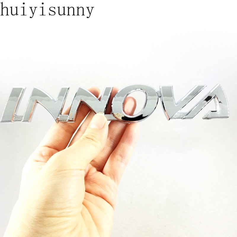 1 Miếng Dán Logo Chữ INNOVA Bằng ABS Trang Trí Đuôi Xe Hơi TOYOTA