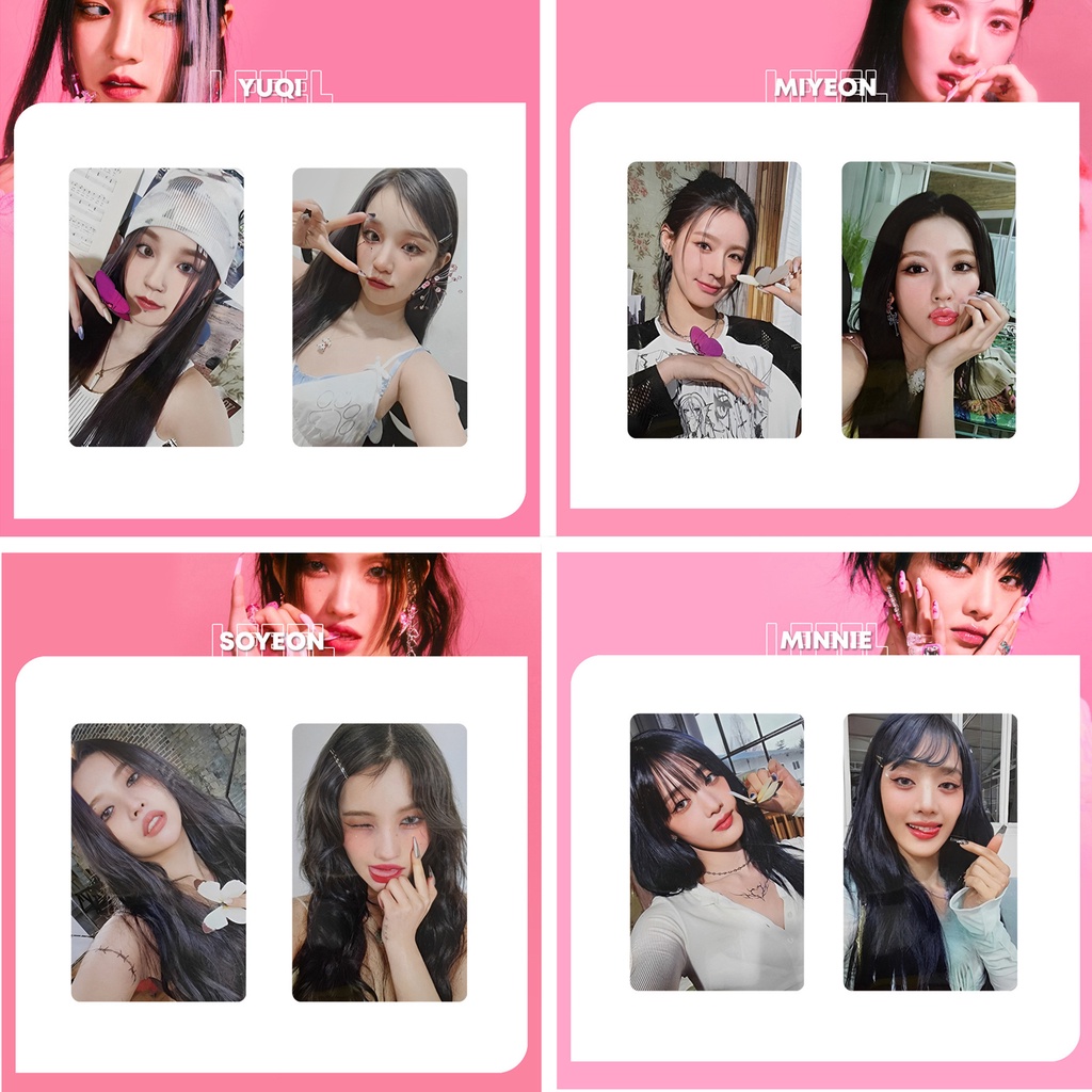 Set 5 Tấm Ảnh Lomo Card I-DLE Album I FEEL