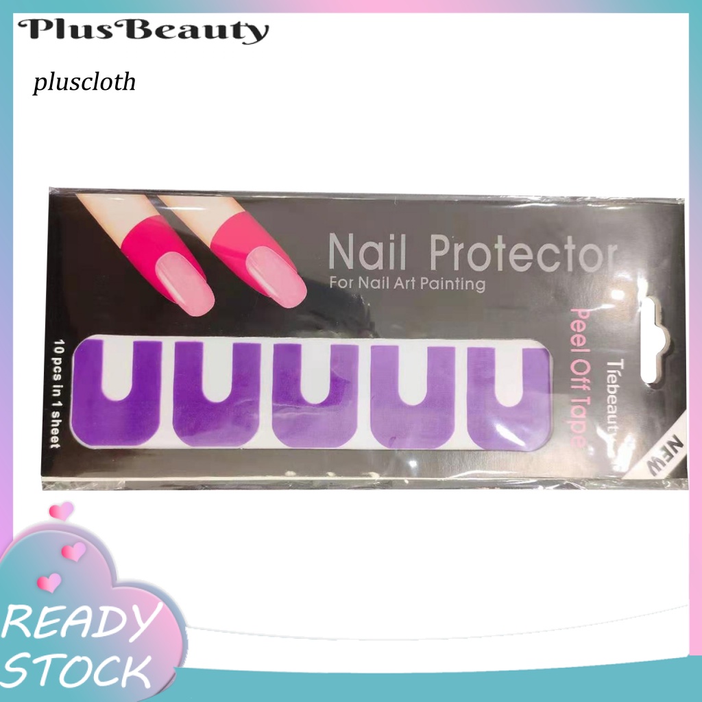 Cuộn Băng Keo Dán Móng Hình Chữ U Chống Lem Dùng Một Lần