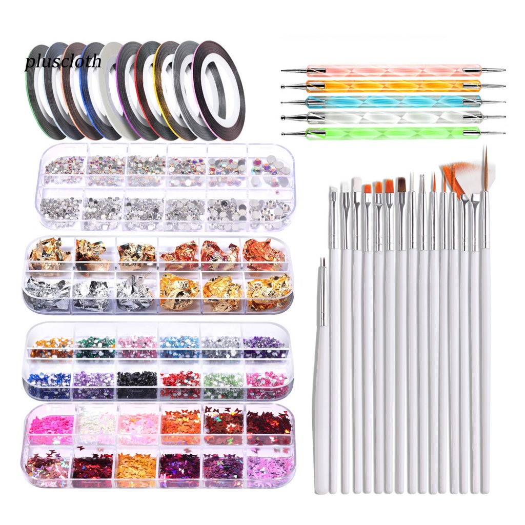 1 Set Bút Trang Trí Móng Tay Nghệ Thuật Cho Nữ