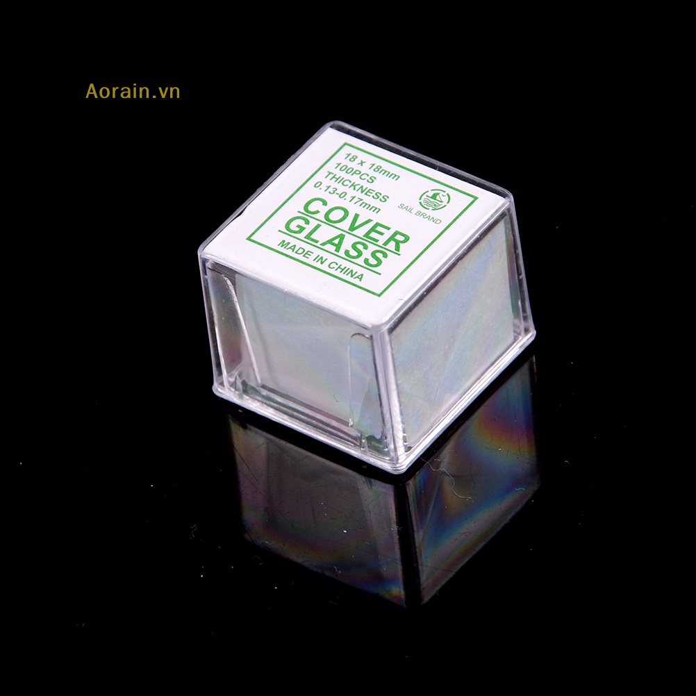 Set 100 Tấm Kính Hiển Vi 18x18mm Chuyên Dụng Chất Lượng Cao