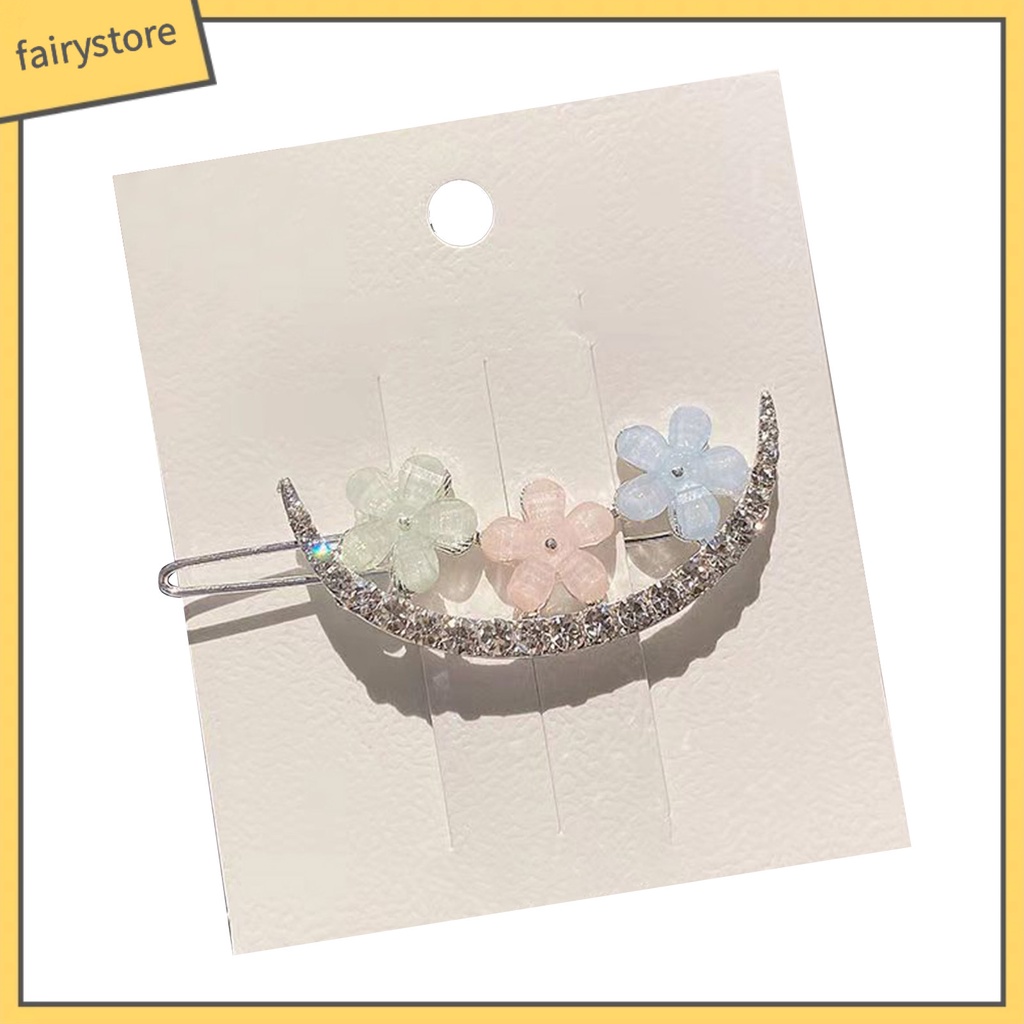 Kẹp Tóc Hình Bông Hoa Nhiều Màu Sắc Chống Gỉ Siêu Bền