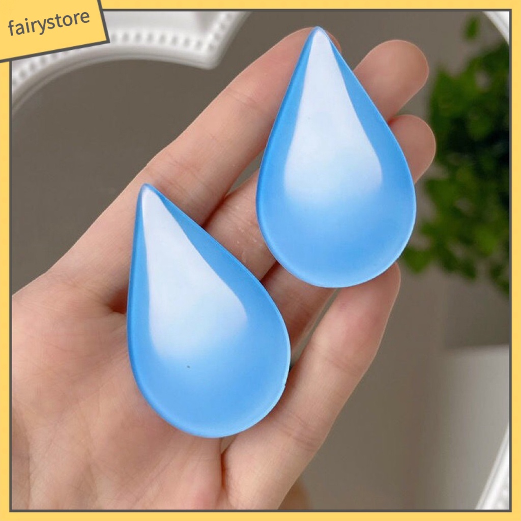 Kẹp Tóc Hình Giọt Nước Bằng Acrylic Dễ Thương Cho Bé Gái