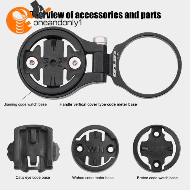 Giá Đỡ Đồng Hồ Tốc Độ 639 Bằng Hợp Kim Nhôm Có Thể Điều Chỉnh Góc Độ Cho Xe Đạp