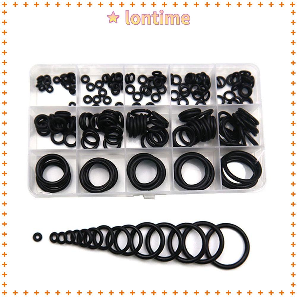 Bộ 200 Vòng Đệm Chữ O Màu Đen Chuyên Dụng Cho Sửa Chữa Xe Hơi