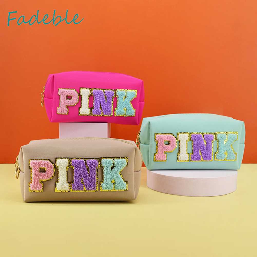 Túi Đựng Mỹ Phẩm Du Lịch Cỡ Lớn Thêu Chữ Đa Năng Thời Trang Cho Nữ