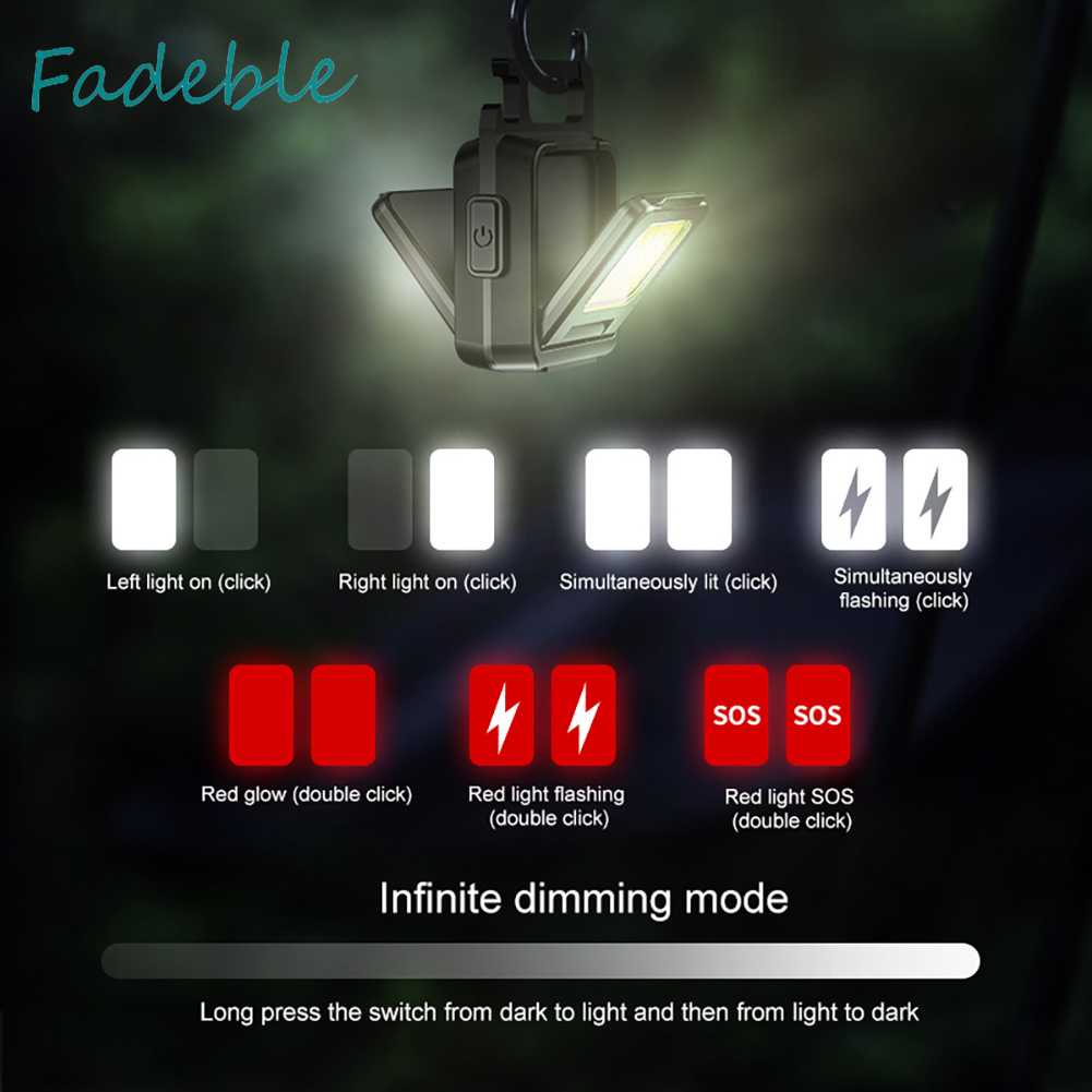 Móc Khóa Đèn LED Mini 7 Chế Độ 1000LM Tiện Dụng