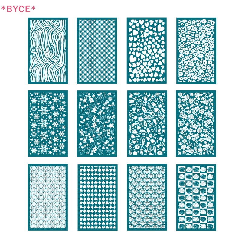 Byce &gt; Khuôn Lưới Lụa Polymer Dùng Làm Trang Sức Thủ Công Sáng Tạo Có Thể Tái Sử Dụng