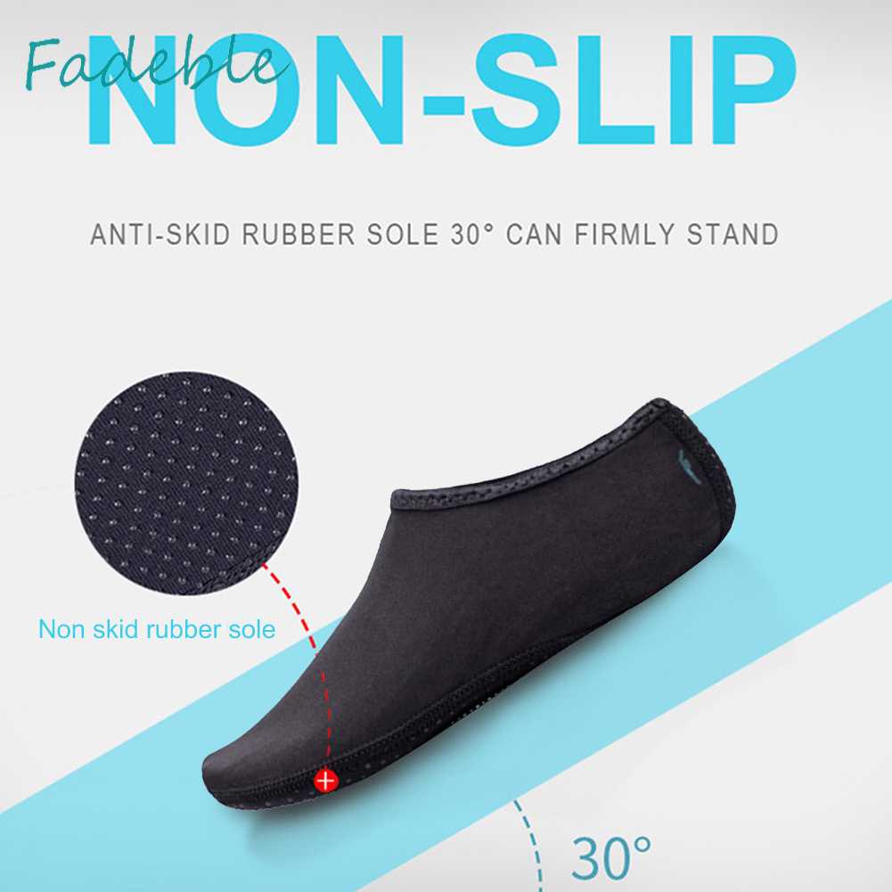 Giày Lặn Biển Màu Sắc Tinh Khiết Chống Trượt Thời Trang Mùa Hè Cho Nam Và Nữ