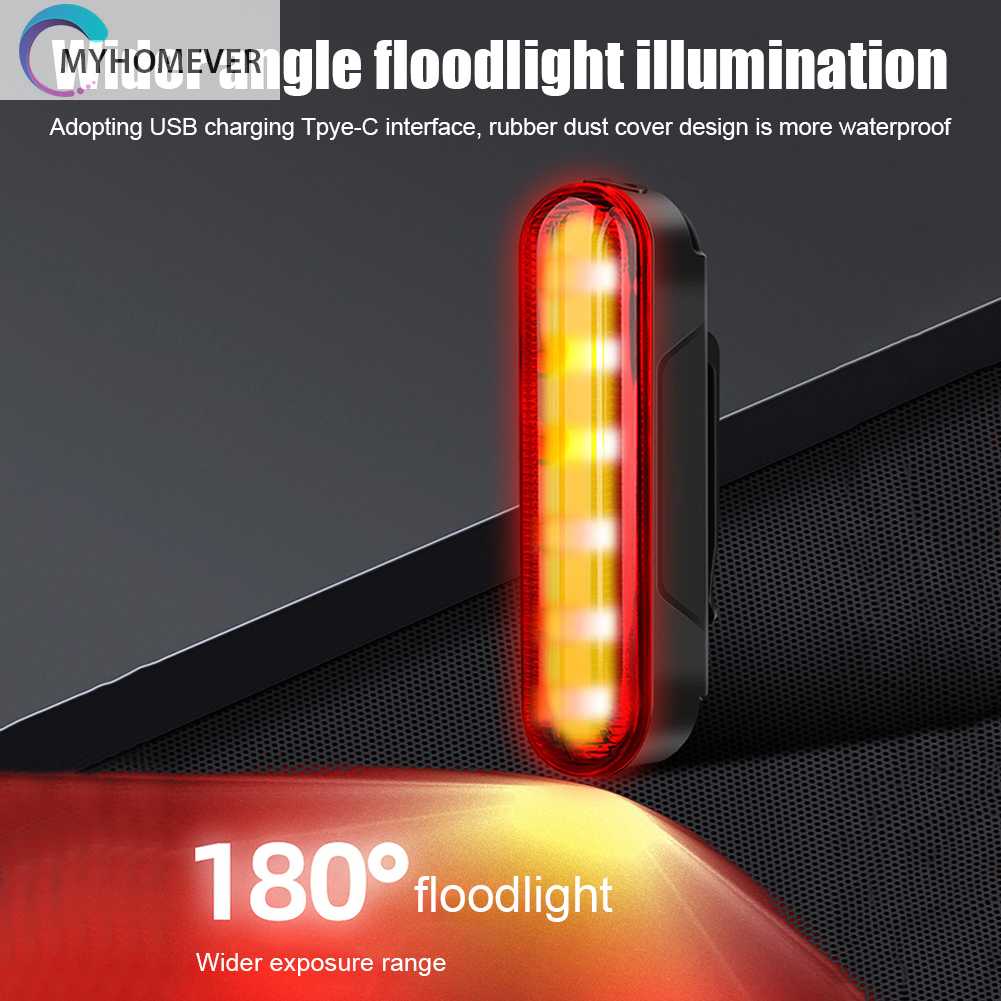 Đèn Phanh Xe Đạp 30LM Cảm Biến Ánh Sáng 450mAh