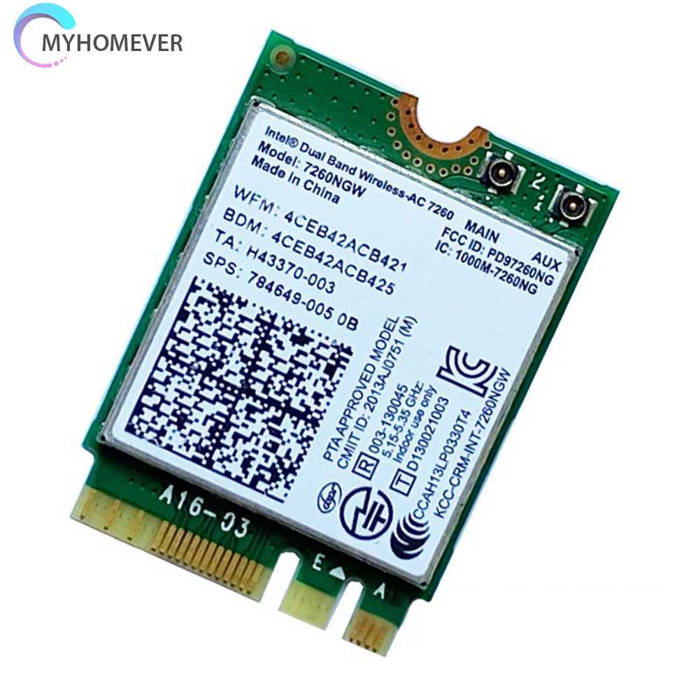 Thẻ Mạng Không Dây Bluetooth 1200M NGFF M.2 2.4G 5G