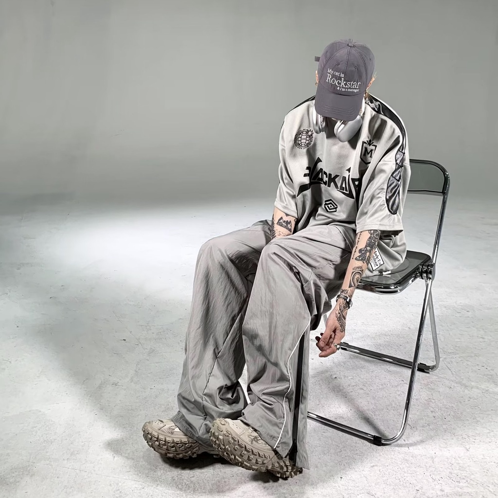 Quần Thể Thao Dài Đến Mắt Cá Chân Co Giãn Thời Trang Đường Phố Nhật Bản Mùa Hè Cho Nam