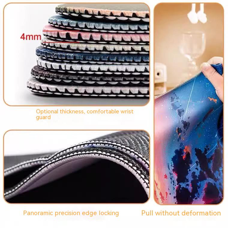 Tấm Lót Chuột Và Bàn Phím Máy Tính In Hình Cô Gái Dễ Thương