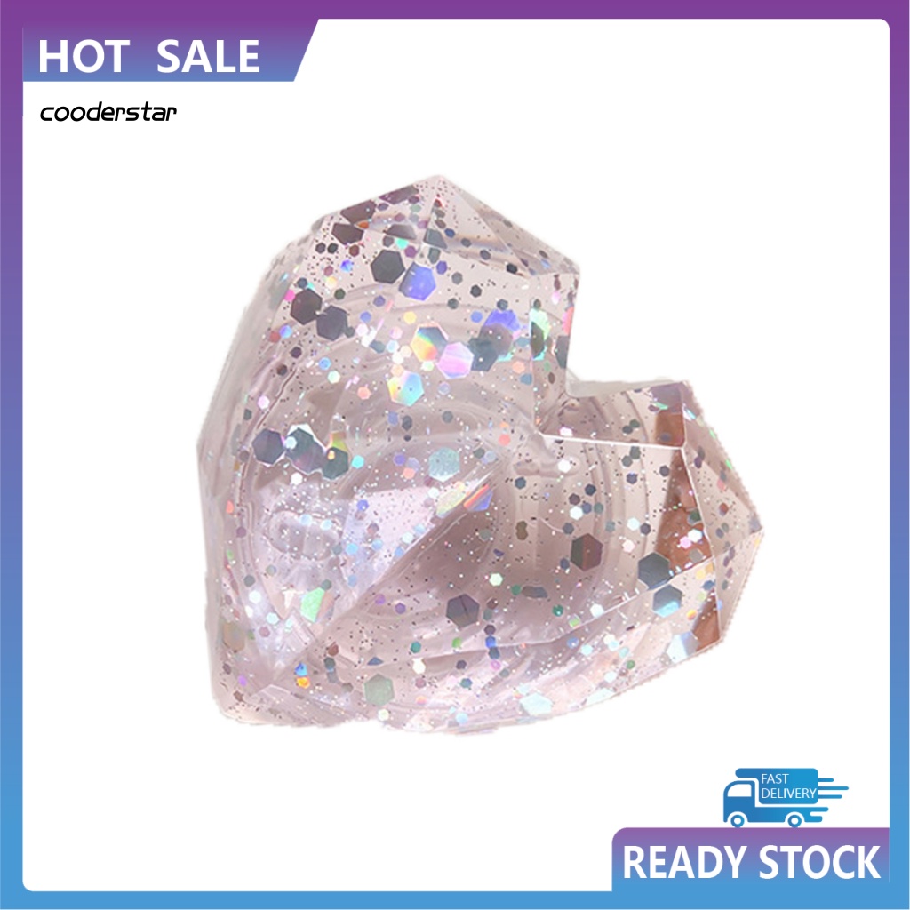 Giá Đỡ Điện Thoại Để Bàn Đính Kim Sa Hình Trái Tim 3D Nhiều Màu Thông Dụng