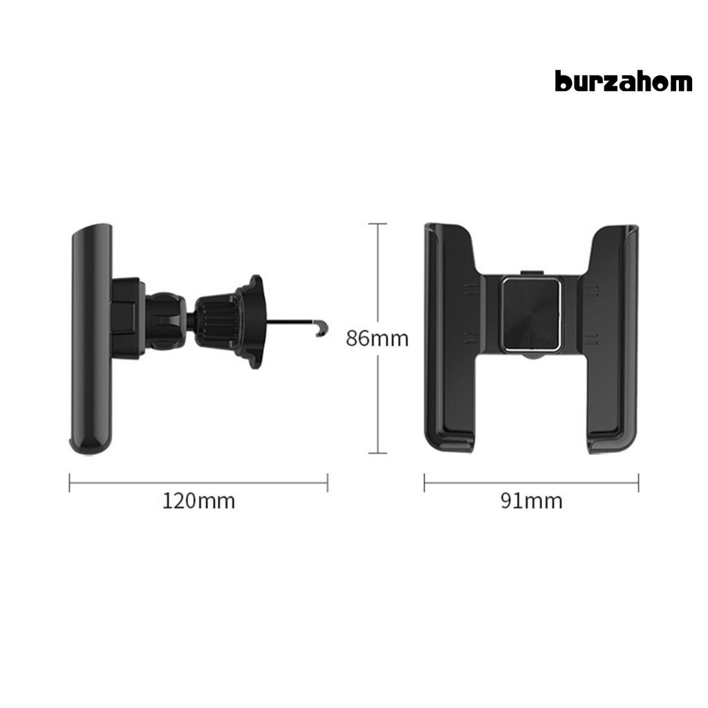 [BU] Giá Đỡ Điện Thoại Ổn Định Dễ Lắp Đặt Khóa Xoay Bằng ABS Cho Xe Hơi