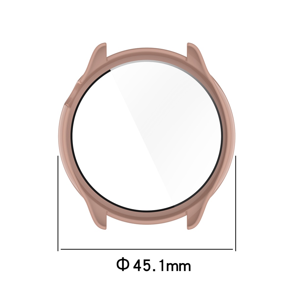 Vỏ PC Cứng + Kính Cường Lực Bảo Vệ Mặt Đồng Hồ Huami Amazfit GTR Mini