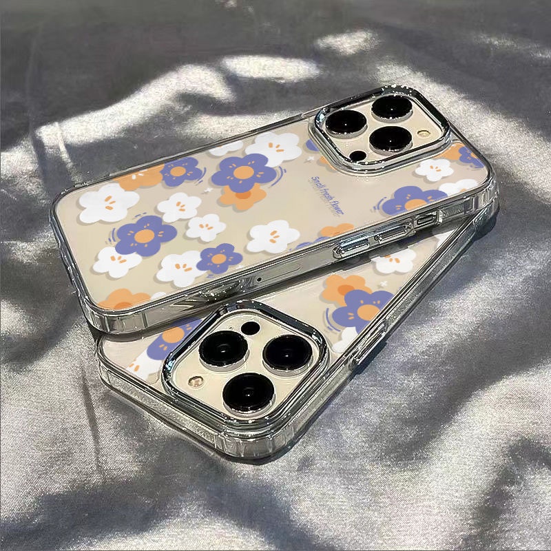 ✅Ốp Điện Thoại Mềm Chống Sốc Họa Tiết Hoa Nhỏ Cho Iphone plusmax8iPhone12 7 xs11 / 14pro 13 7MFO