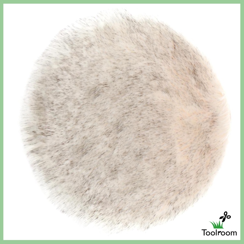 Vỏ Bọc Ghế Ngồi Giả Lông Xù Màu Trắng Trang Trí Phòng Ngủ