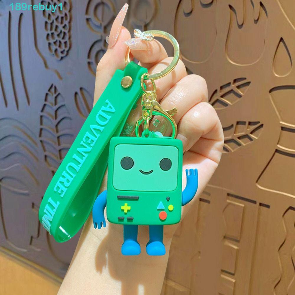 Rebuy1 Móc Khóa Hình Anime Bằng PVC Hợp Kim Vui Nhộn Thời Trang Unisex