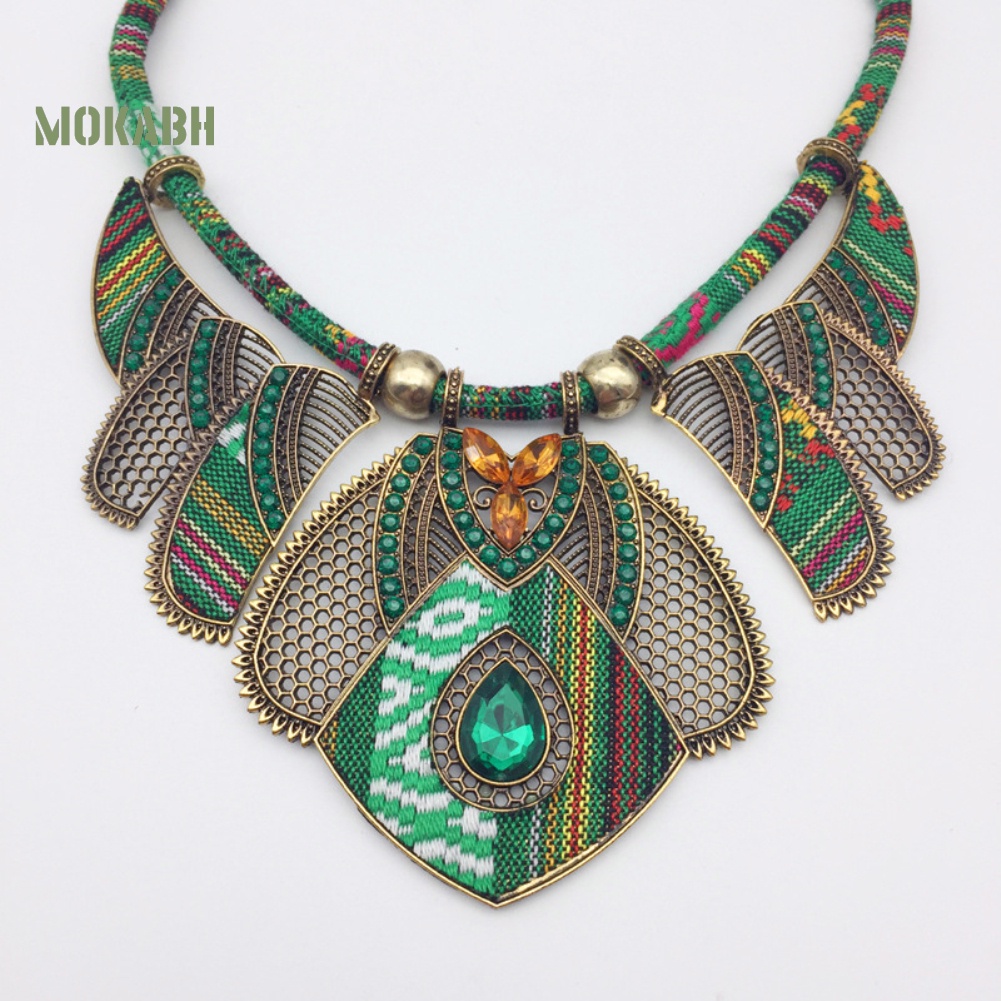 [Mok Abh] Vòng cổ Theo Phong Cách Vintage Đính Đá