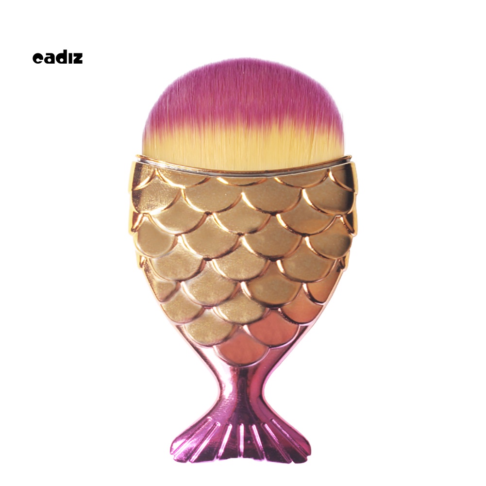 Cọ Phủi Bụi Móng Tay Đầu Lông Mềm Hình Đuôi Cá Màu Gradient