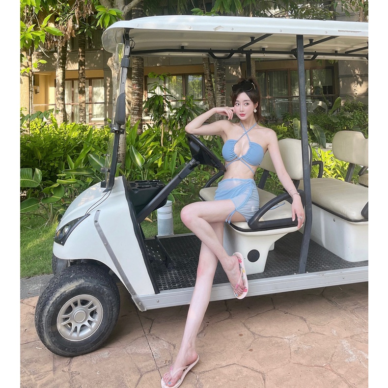 Bộ Đồ Bơi Ba Mảnh Quyến Rũ Thời Trang Cho Nữ
