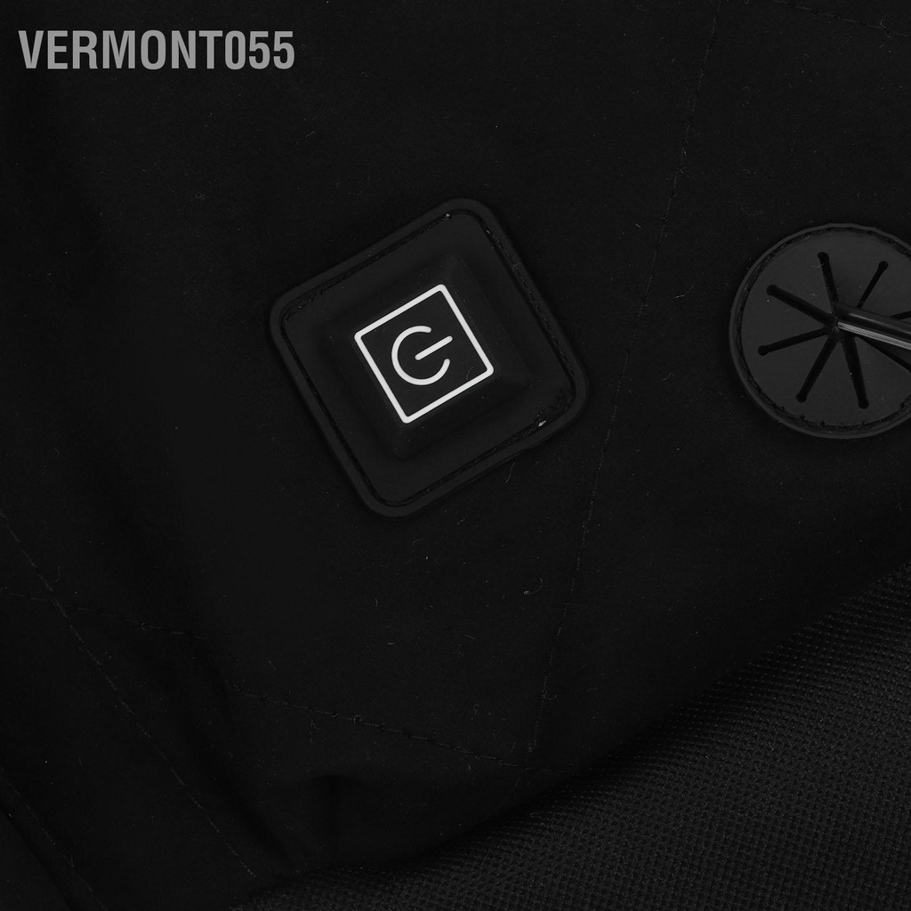 Vermont055 Đệm Ghế Làm Nóng 3 Cấp Độ Sưởi Ấm Có Thể Gập Lại Thoải Mái Cho Câu Cá Ngoài Trời