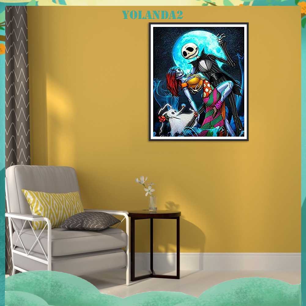 Tranh Đính Đá Kim Cương Toàn Bộ 5D DIY Hình Vẽ Vũ Công Đêm