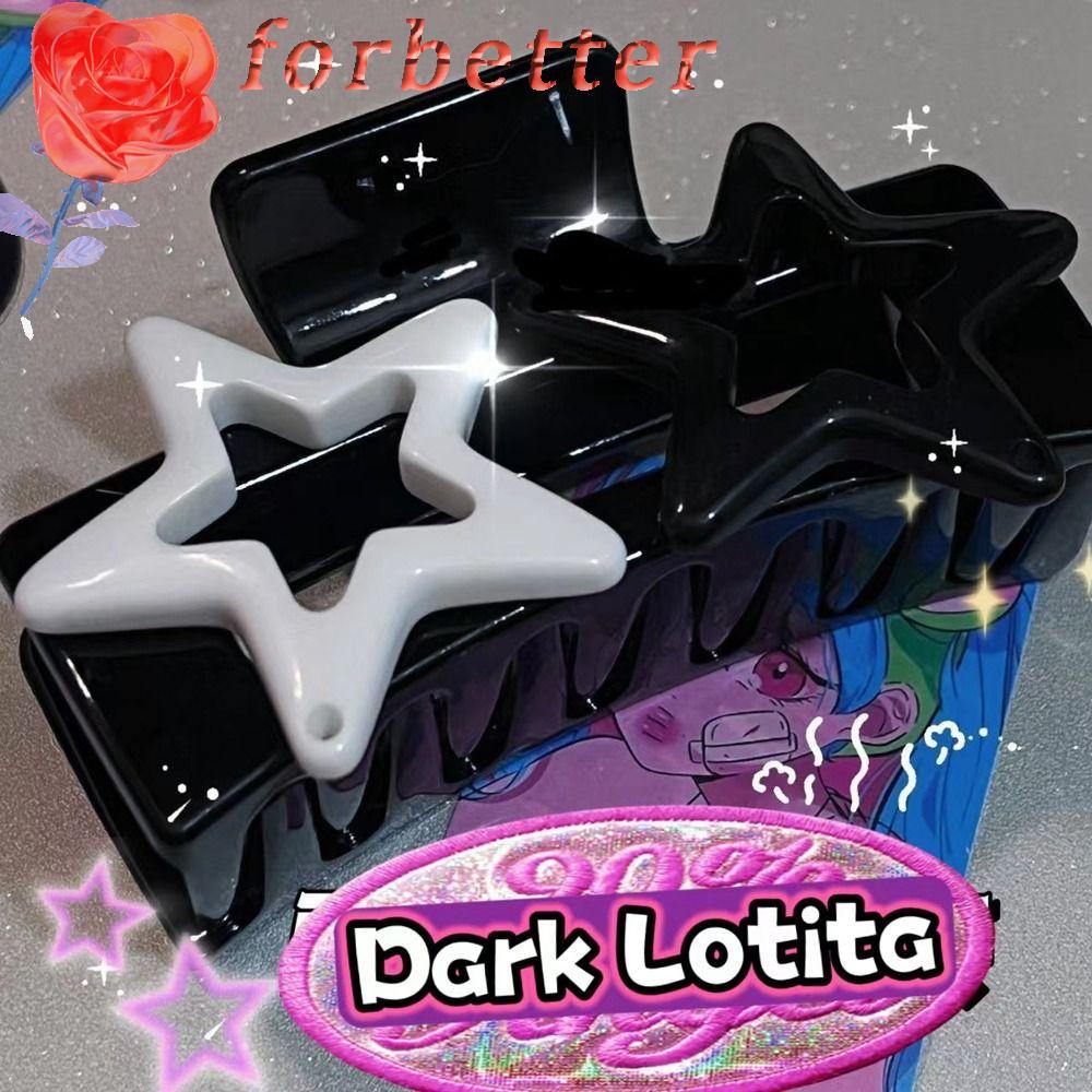 Kẹp Tóc Ngôi Sao Rỗng Dễ Thương Phong Cách Lolita Y2k