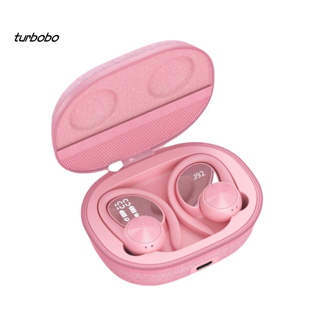 Set 1 Cặp Tai Nghe Bluetooth 5.0 Không Dây Cảm Ứng Vân Tay Màn Hình LED Điện Tử