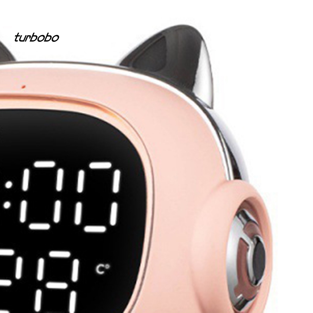 Loa Bluetooth Không Dây Tích Hợp Đèn LED Hiển Thị Giờ Hình Mèo Dễ Thương