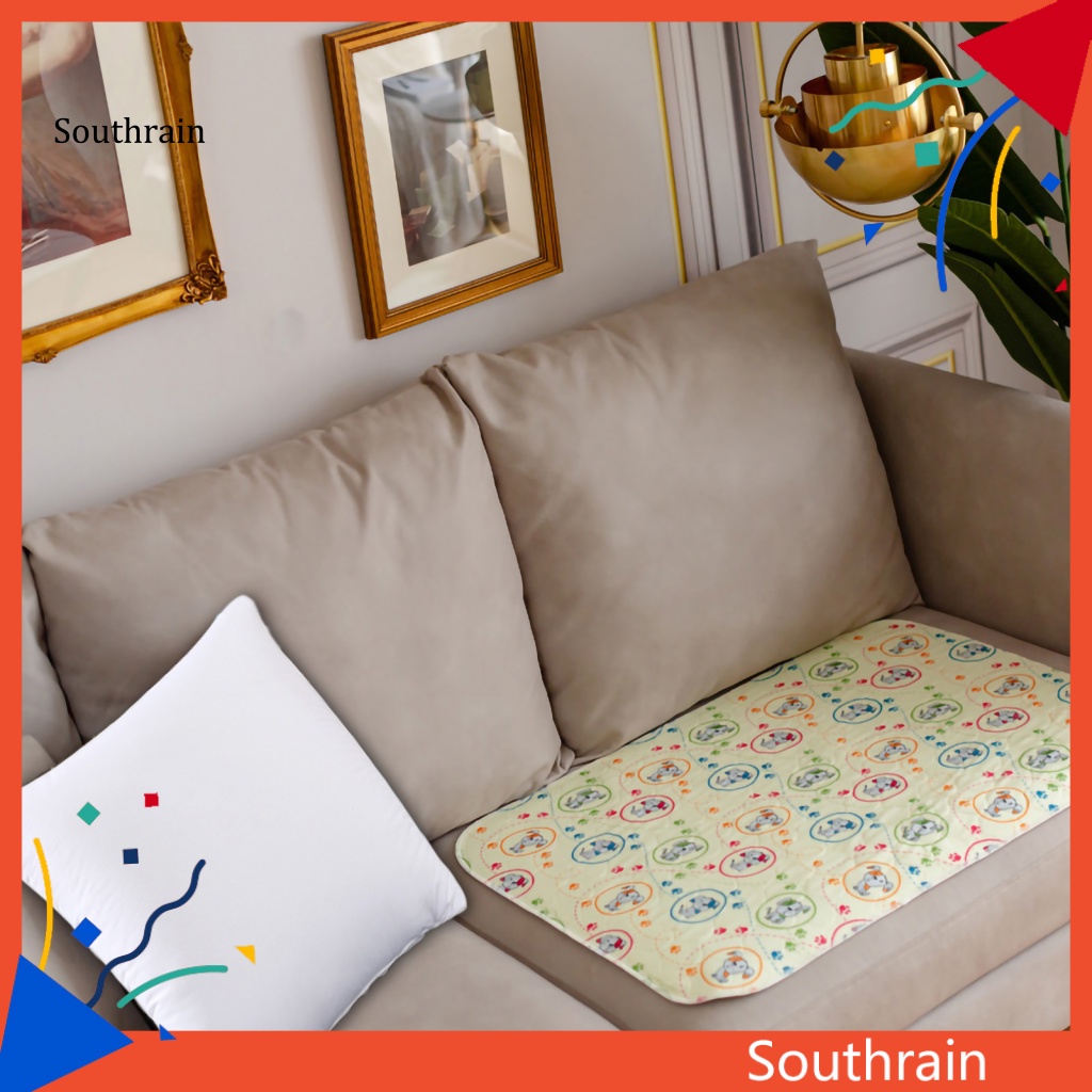 Thảm Huấn Luyện Thú Cưng Bằng Vải Mềm Mại Bản Rộng In Họa Tiết Hoạt Hình