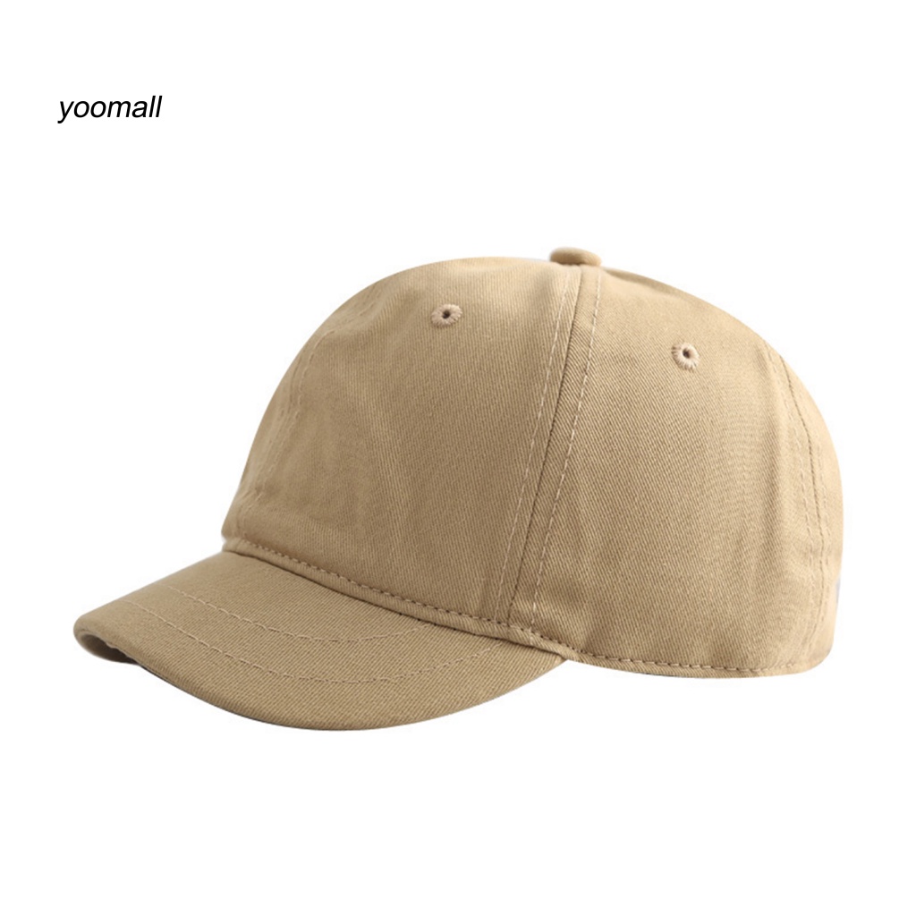 Mũ Lưỡi Trai Màu Trơn Chống Nắng Mềm Mại Thoáng Khí Có Vành Chống Trượt Có Thể Điều Chỉnh Cho Nam