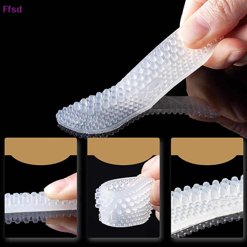 {Ffsd} Miếng Dán Gót Chân Bằng Silicone Nâng Cấp Chống Trượt Cho Nam Và Nữ * Hàng Bán Chạy