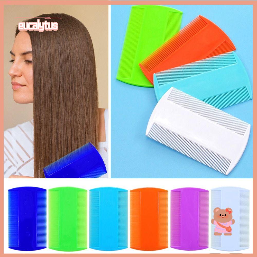 Bộ 5 Lược Chải Tóc Hai Mặt Loại Bỏ Bọ Chét Nhỏ Gọn Tiện Lợi