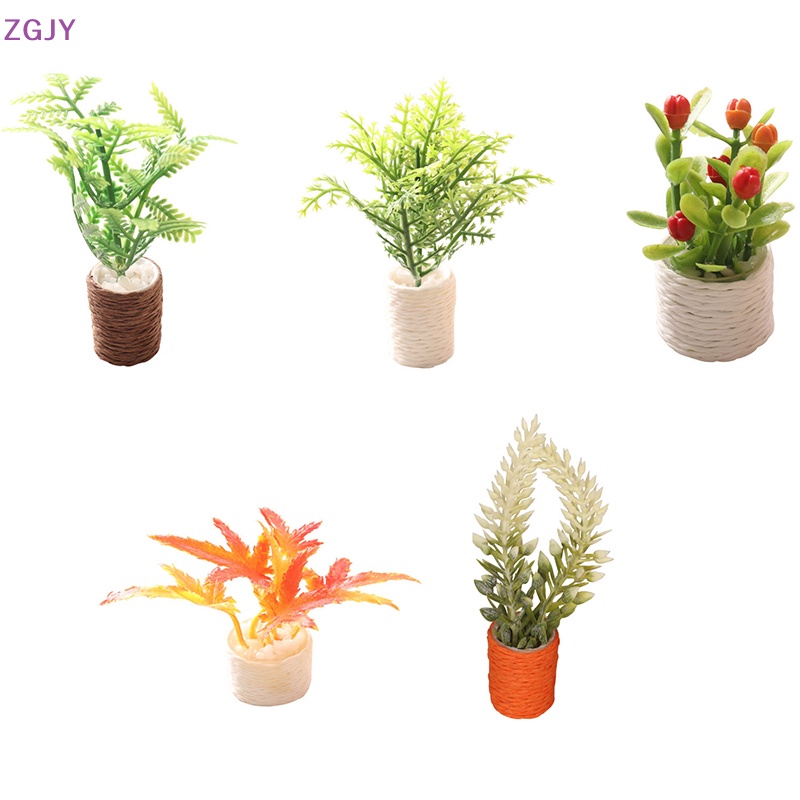 Chậu Cây Phong Tỉ Lệ 1: 12 Dùng Trang Trí Nhà Búp Bê Mới