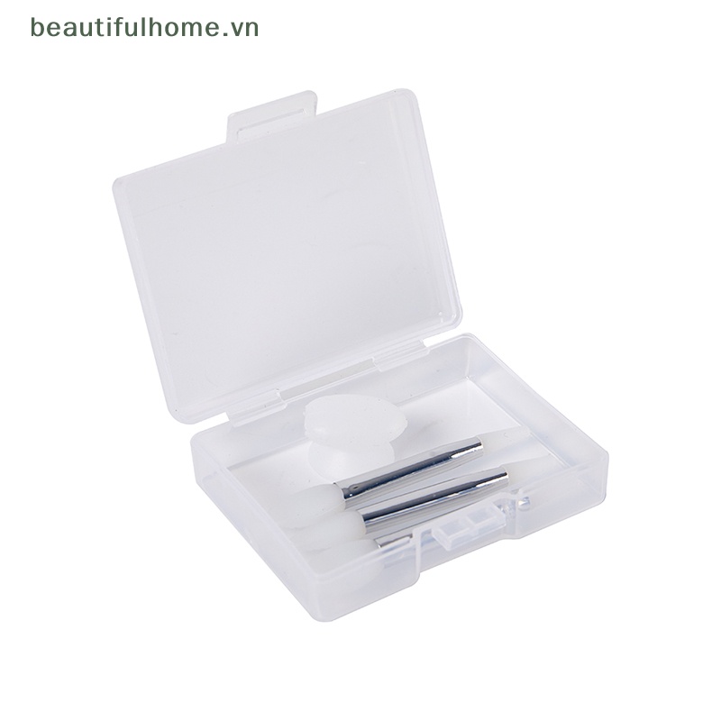 Cọ Đắp Mặt Nạ Môi Hai Đầu Silicone Với Cốc Hút Chống Bụi